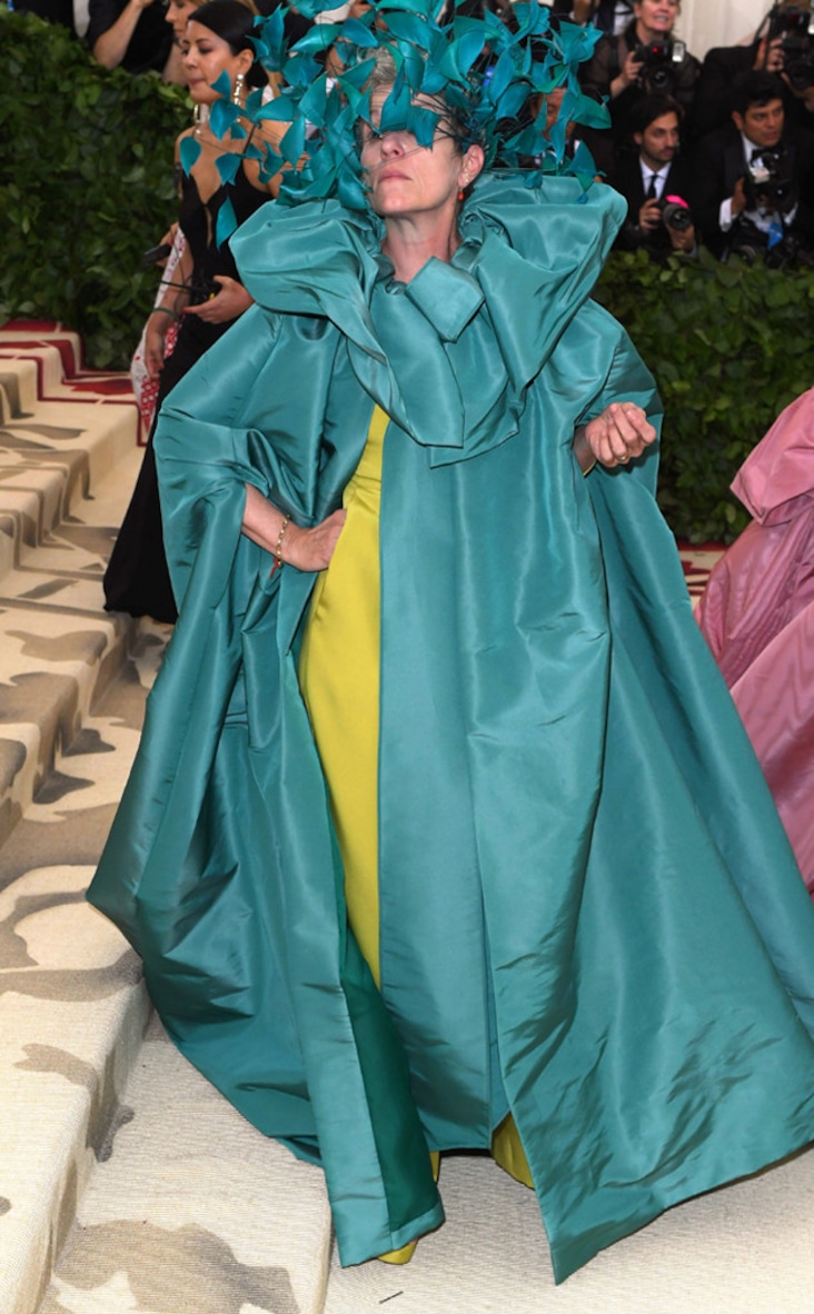 2018 Met Gala Red Carpet Fashion Frances McDormand, 2018 Met Gala, Red Carpet Fashions